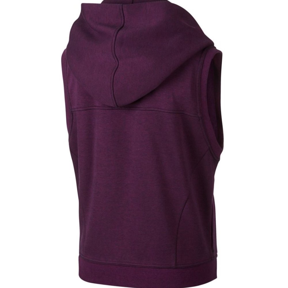 Nike Tech Fleece Women’s Vest Hoodie Rare Plum Sm. - Picture 12 of 12